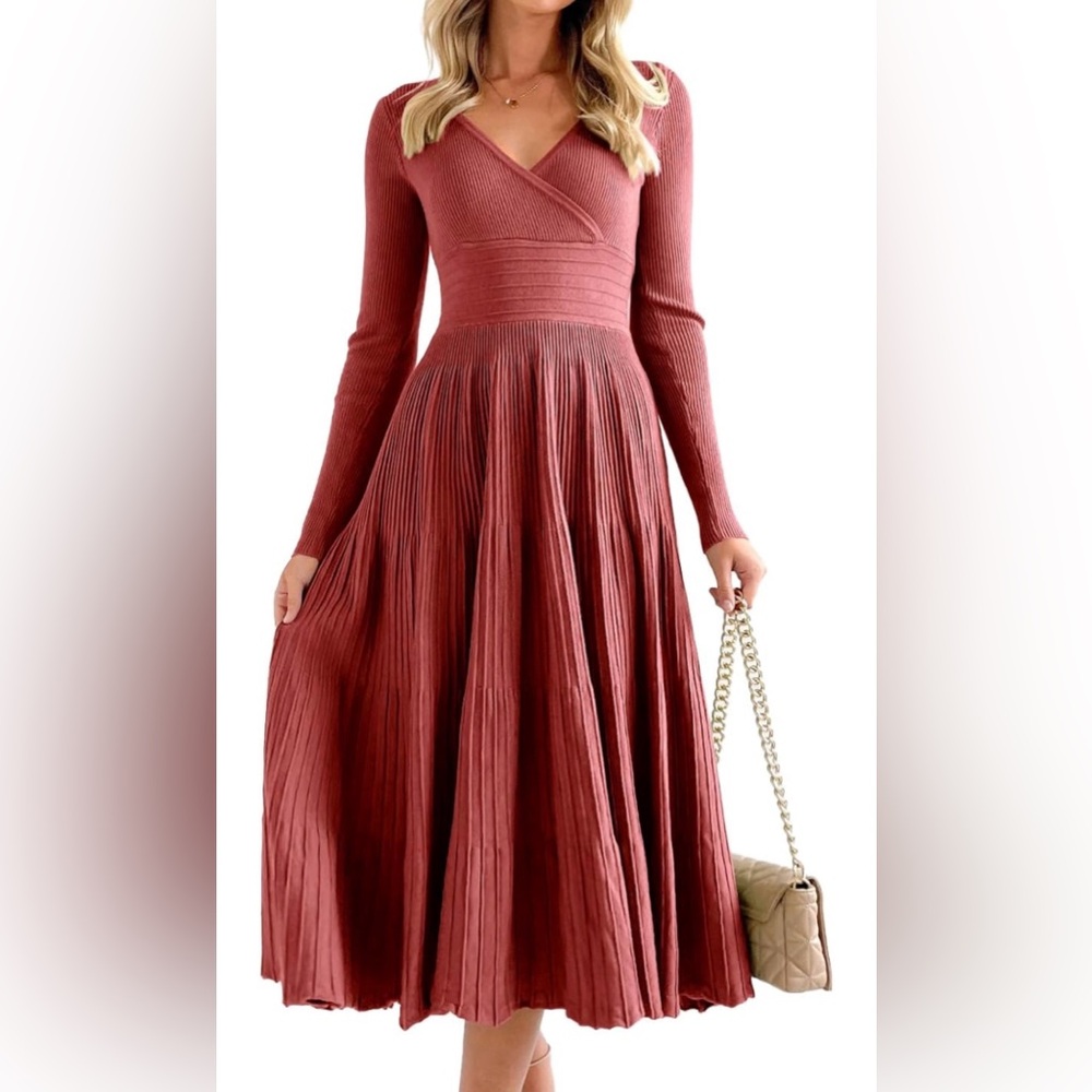 Saodimallsu Womens Elegant Knit Dress